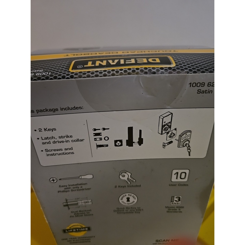 Defiant touchpad deadbolt - Picture 7 of 7